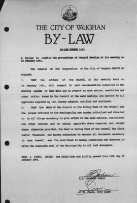 City of Vaughan, By-law No.1, 1991