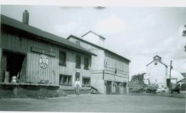 Woodbridge Farmers Company Ltd, former train station, 1956