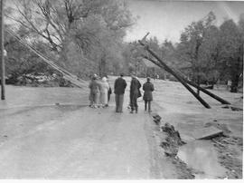 Hurricane Hazel Damage, 1954