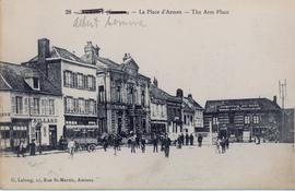 La Place d-Arms, Somme, before bombardment, ca. 1914-1916