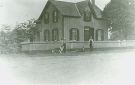 Fred Stark's House, postcard mailed 1908