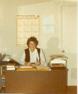 Woodbridge United Church Secretary, ca. 1980