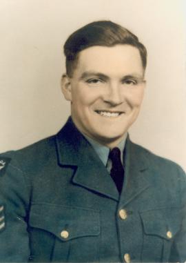 Photograph of Ed Price, Flight Sergeant in the RCAF, ca. 1943