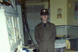 Richard Robertson joined army cadets, age 15, 1958