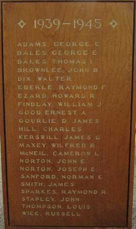 WWII Plaque, n.d.